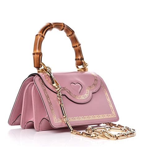 pink gucci bag tassel|GUCCI Calfskin Bamboo Tassel Top Handle Tote Soft Pink .